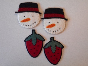 More Wool Ornaments