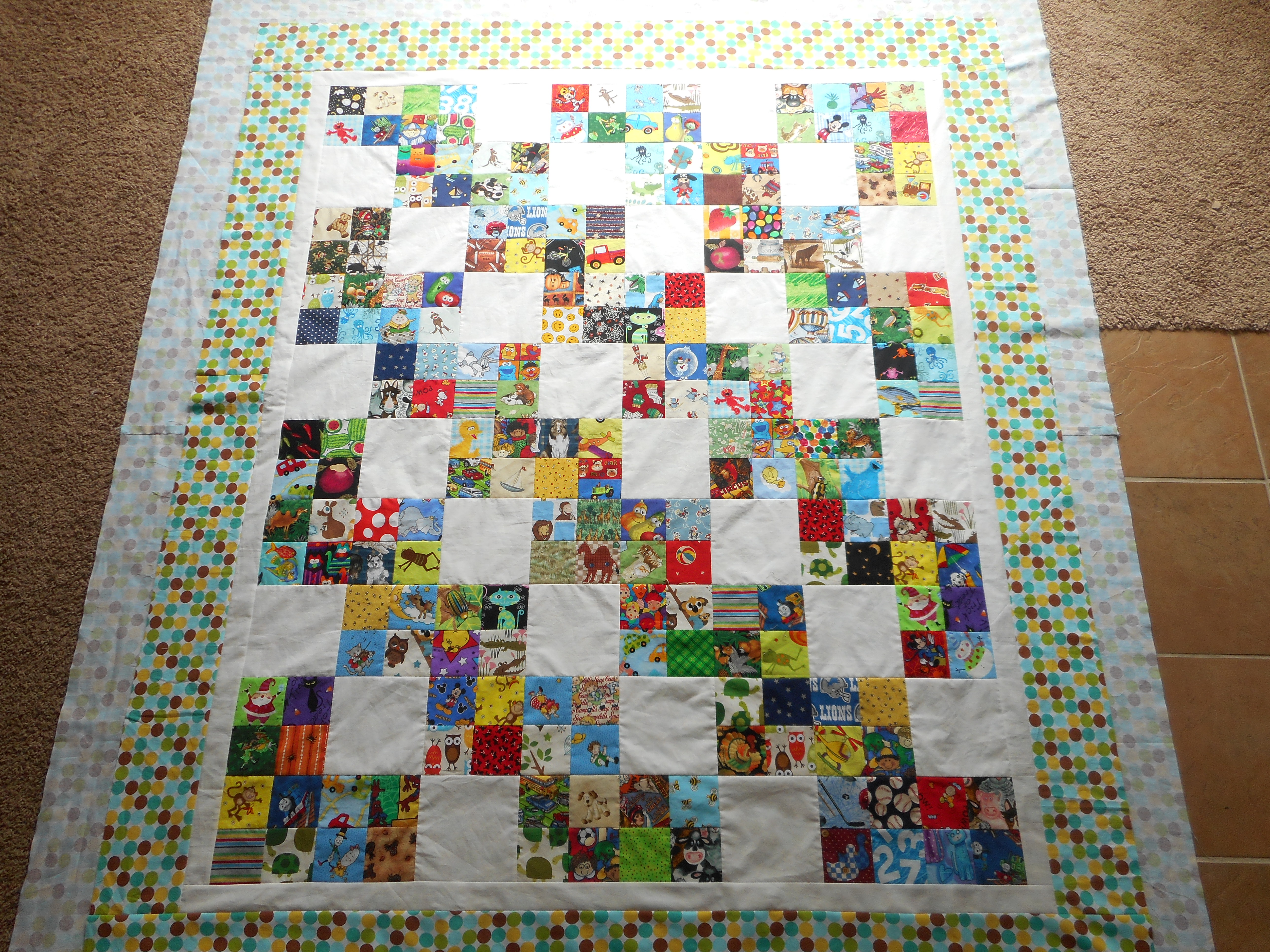 Tiny Treasures Picture Play Baby Quilt
